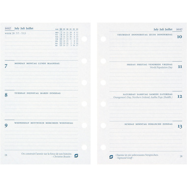 SUCCES Agenda Junior 2027 842207000027U 1S/2P recharge 8x12.5cm