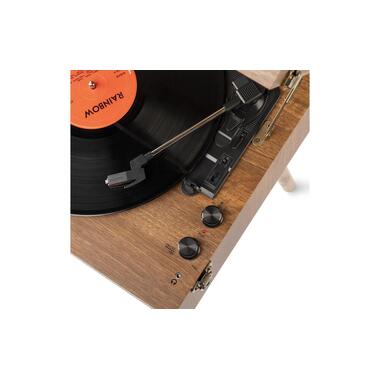 Audizio Tourne-disque Bluetooth Fremont Brun