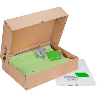 BIELLA Cartella sospesa set A4 27125531U verde chiaro 32x25cm 25 pzzi