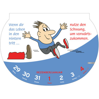 HEYE Abreisskal. Dumme Sprüche 2026 1302+26 1W/1S DE 28.7x21cm