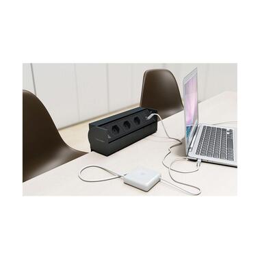 max connect Ciabatta di alimentazione PRISMA T13, USB-C 60w Blanc