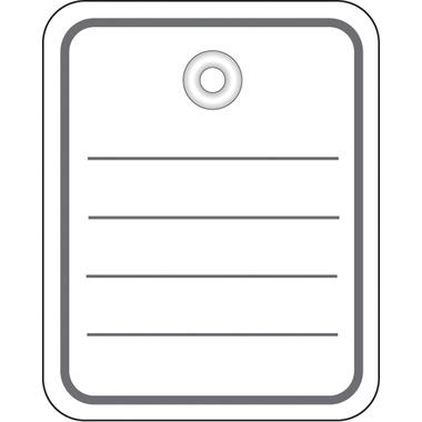 HERMA Stückwaren Anhänger 40x50mm 6822 weiss 1000 Stück