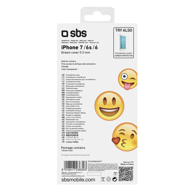 Transparent Cover for the iPhone 8 / 7 / 6S / 6