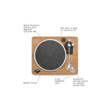 House of Marley Tourne-disque Bluetooth Stir it Up Wireless Brun