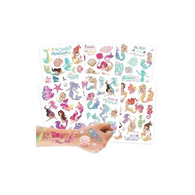Papierdrachen Set di Tatuaggi Metallici – Sirene