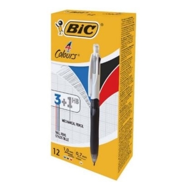 BIC Stylo à bille M/HB 942104 4 Colours Multifun.