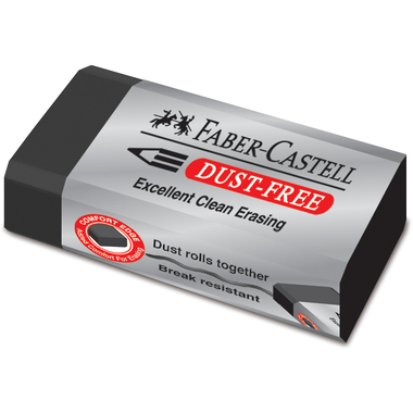 FABER-CASTELL Radierer Dust-free 187171 schwarz