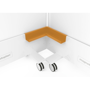 MAGNETOPLAN Eckablageschale Infinity Wall 114661028 melonengelb
