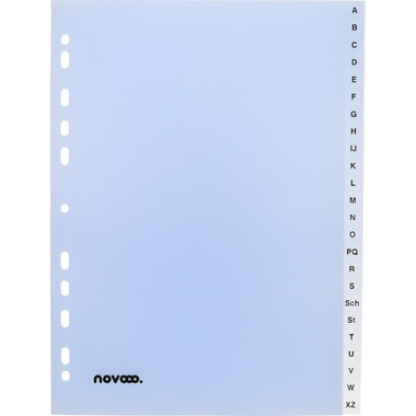 NOVOOO Registro PP A4 41007 transparent A-Z 24 pezzi