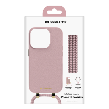 Coque pour iPhone 15 Pro Max avec bandoulière amovible | case&me