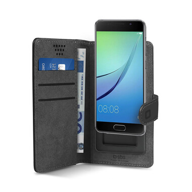 Etui folio universel SBS avec glissière pour Smartphones jusqu'à 4,5po