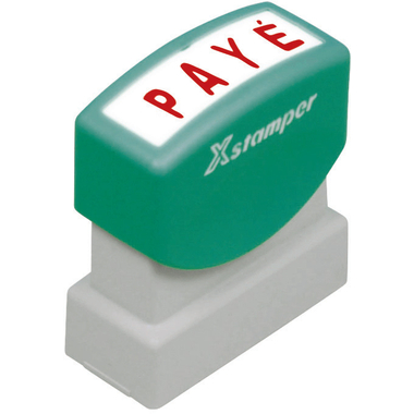 XSTAMPER Stempel Paye F102-R rot