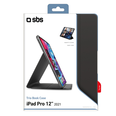 Custodia book per iPad Pro 12" 2021/12.9" 2022 con supporto
