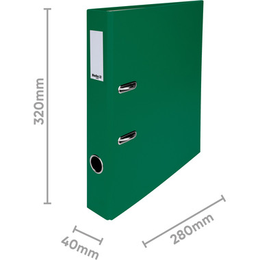 BIELLA Classeur Plasticolor 4cm 10740430U vert A4