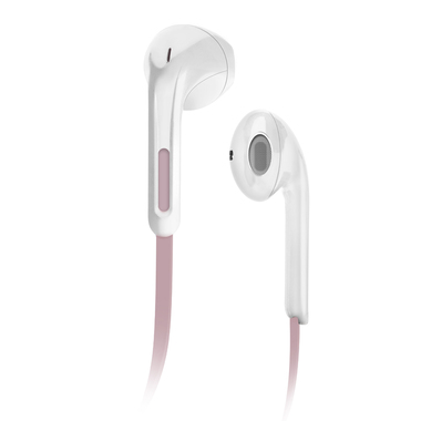 Stereo-Ohrhörer mit Flachkabel und Mikrofon