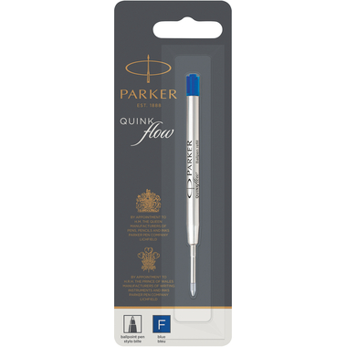 PARKER Kugelschreiber-Mine F 1950368 blau, QUINKflow