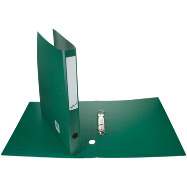 BÜROLINE Ringbuch 3cm 15140330PE1U grün 2-Ring A4