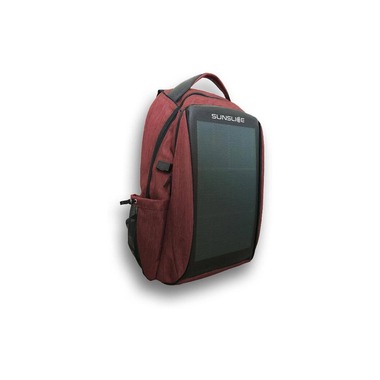 SunSlice Zenith – Solar Backpack – Rot 8 W