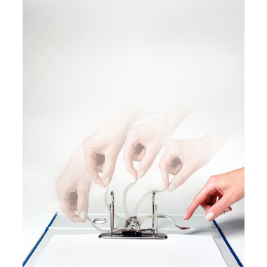 LEITZ Präsentationsordner weiss 4226-00-01 A4+ für 350 Blatt 6.5cm