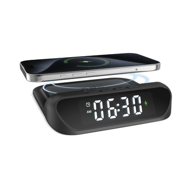 2-in-1 alarm clock with Wireless Charging | SBS