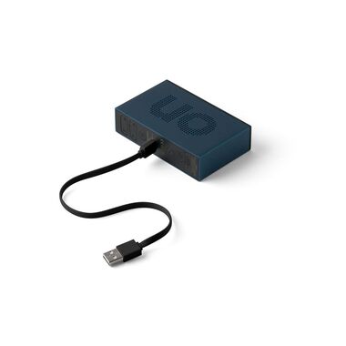 Lexon Digitalwecker Flip Premium Dunkelblau