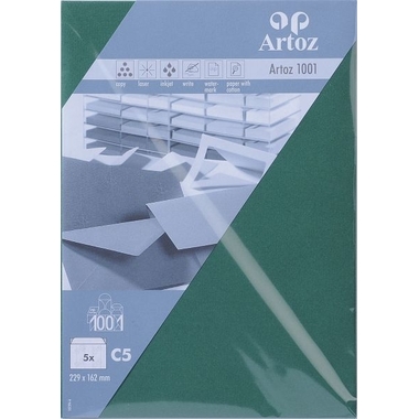 ARTOZ Enveloppes 1001 C5 107394183 100g, racing green 5 pcs.