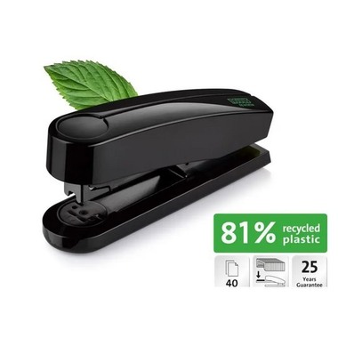 NOVUS Heftgerät B4 re+new B4 0201932 schwarz, 40 Blatt