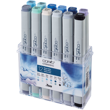 COPIC Marker Classic 20075709 Winter-Farben, 12 Stück