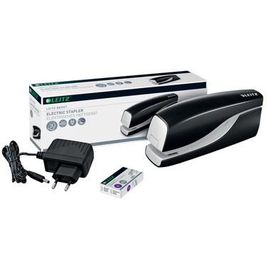 LEITZ Agrafeuse élect. NeXXt 5532 55320095 noir 10 feuilles