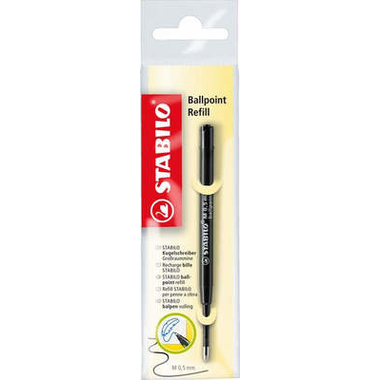 STABILO Ballpoint Refill Mine 0.5mm 2/046-02 schwarz
