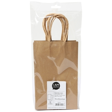 I AM CREATIVE Papiertüten 4088.03 13x21.6x8cm, 6 Stück