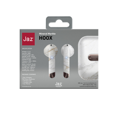 Wireless earbuds with charging case | JAZ
