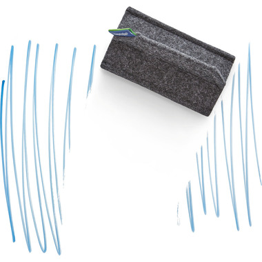 MAGNETOPLAN Tafellöscher ecoW 105x60x5,2mm 1228801 grau