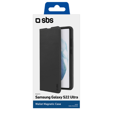 Etui avec poches de rangement pour Samsung Galaxy S22 Ultra