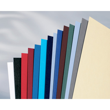 GBC LeatherGrain Cover A4 CN040010 noir 25 pcs.