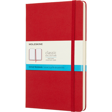 MOLESKINE Taccuino Classic HC Large 341715420 scharl.rot, punti 240 fogli