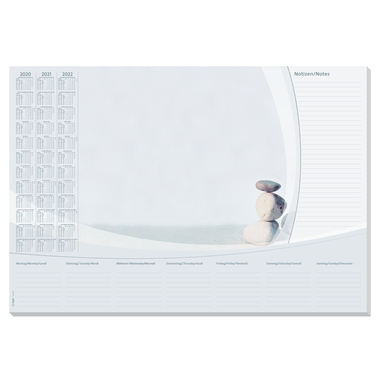 SIGEL Schreibunterlage Kalendarium HO370 D/E/F 59,5x41cm
