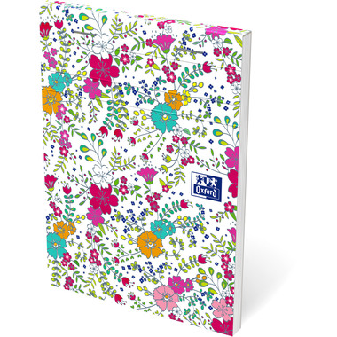 OXFORD Notizblock ForMe Floral A6 400094827 liniert 6mm, 90g 80 Blatt