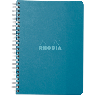 RHODIA Bloc à spirales Couleurs A5 118122C vert, ligné 60 feuilles