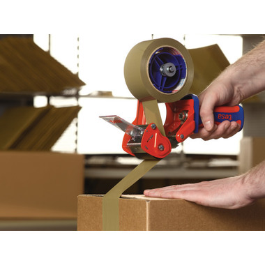 TESA Tesapack Handabroller Comfort 640000001 rot, bis 50mm Rollenbreite