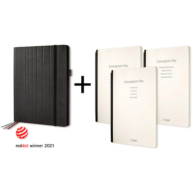 CONCEPTUM Business Organiser A4 CF132 Conceptum flex Set nero