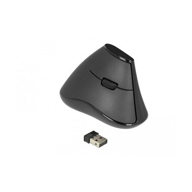 Delock Mouse ergonomico 12622 Silent USB senza fili