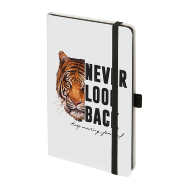 BIELLA Taccuino Kompagnon WhiteTrend 5845337923U Tiger, punti 12.5x19.5cm