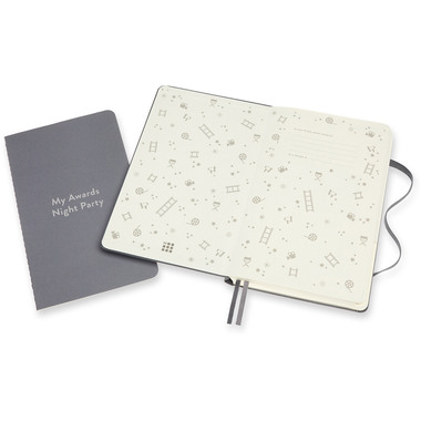 MOLESKINE Passion Journal Film & TV A5 853551 gris foncé, 400 pages