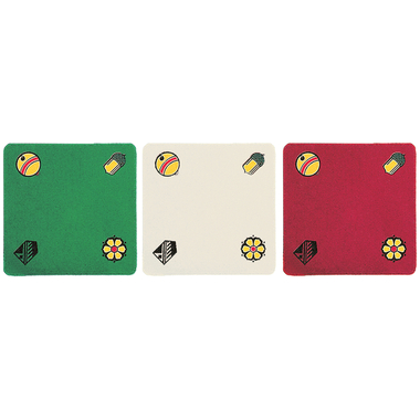 AGMÜLLER Tapis Jass 3A014321O 60x60cm rouge