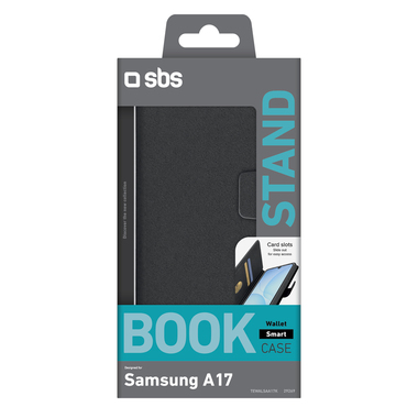 Klapphülle Schwarz für Samsung A17 | SBS