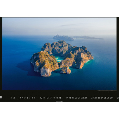 WEINGARTEN Bildkalender 2026 2951900+26 Die Erde von oben DE 68x49cm