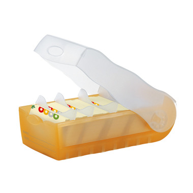HAN Karteibox Croco A7 998-643 orange 12.1x8.5x24.6cm