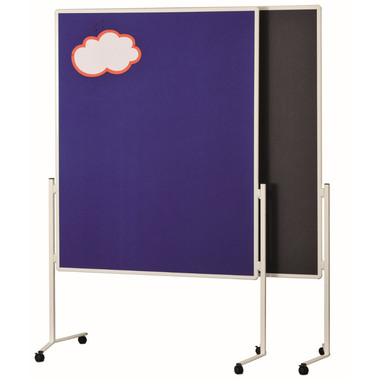 MAGNETOPLAN Moderatorentafel Filz grau 2111101 starr 1200x1500mm