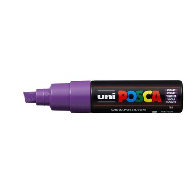 POSCA Marker 8mm PC-8K VIOLET violett, Keilspitze